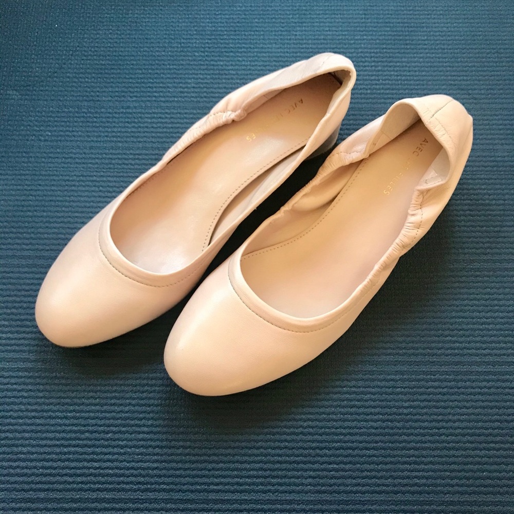 Avec Les Filles heels in pastel pink